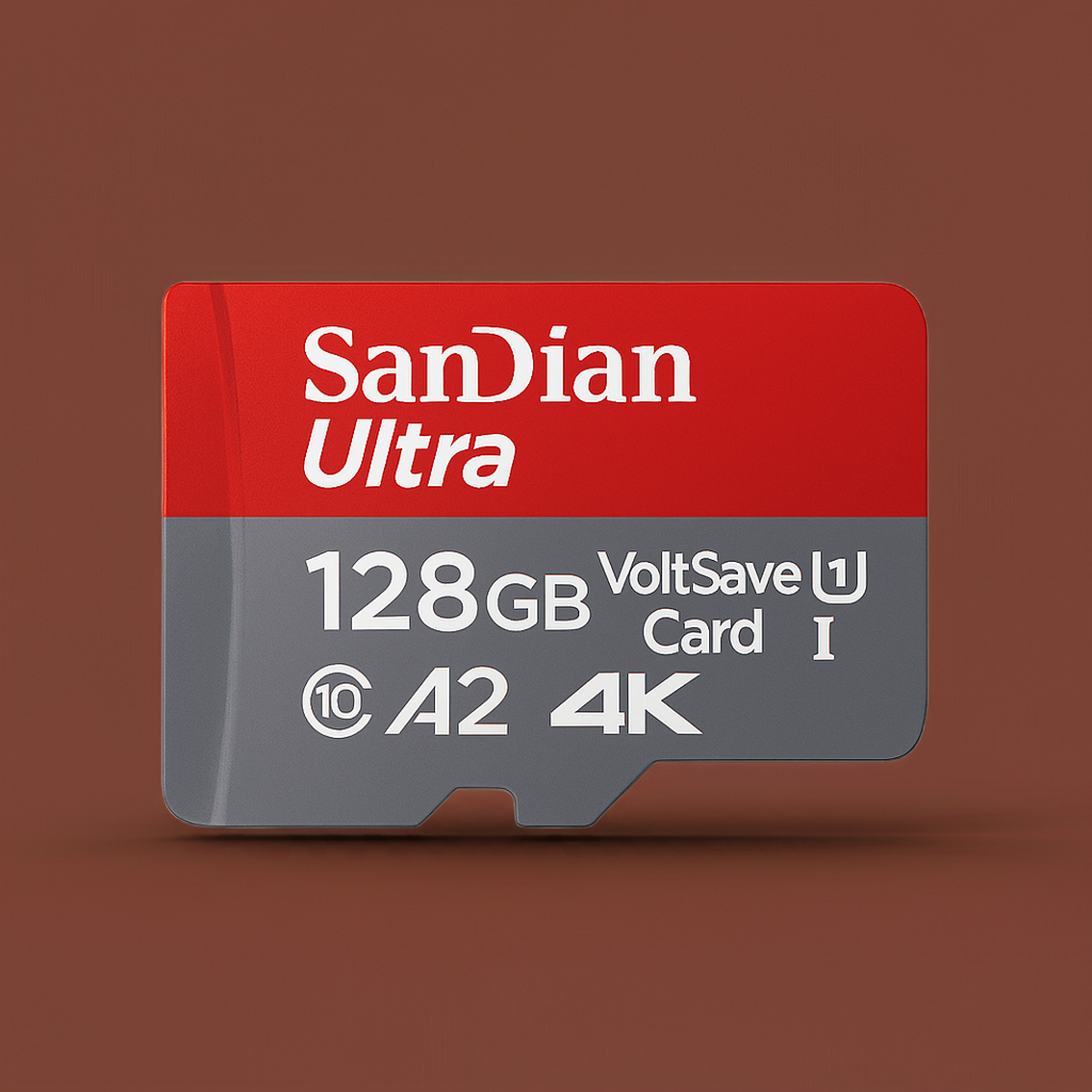 128GB High-Speed microSD – Reliable Storage for Camera, PC & Mac